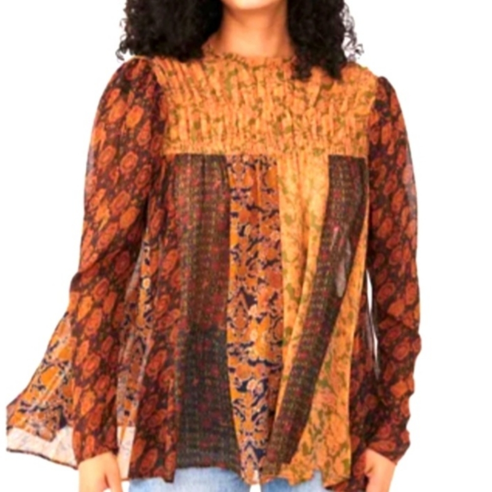 Merrie Mix print tunic